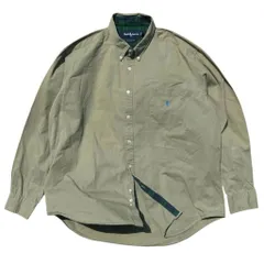 00s ラルフローレン CLASSICS FIT 長袖シャツ 胸ポケット付き （Lサイズ）