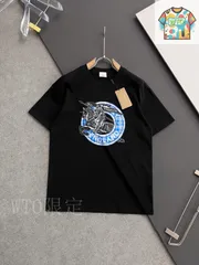 【今日WTO】BURBERRY 25SS 夏季丸首半袖 T バーバリー-EZ07