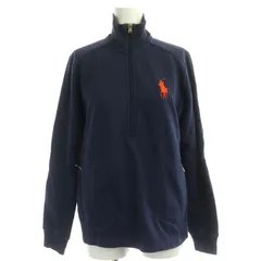 ラルフローレン RALPH LAUREN GOLF ハーフジップトレーナー ハイネック 長袖 ロゴ 刺繍 コットン混 XS 紺 ネイビー /NR ■OSのサムネイル