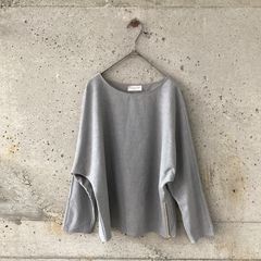 DEUXIEME CLASSE  ドゥーズィーエムクラス　グレー美ライントップス