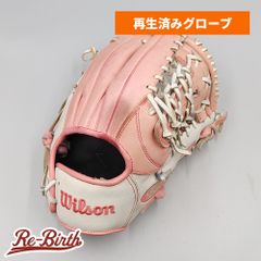【クリーニング済み 】 ウイルソン 軟式グローブ / オールラウンド用 型付け済み (Wilson グラブ)[WE1257]