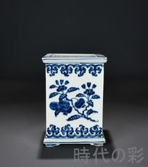 野々村仁清作の『色絵家形丁子風炉 楼閣型 松竹梅 花鳥図 茶道具 骨董品　京焼 野々村仁清作の『色絵家形丁子風炉 楼閣型 松竹梅 花鳥図 茶道具 骨董