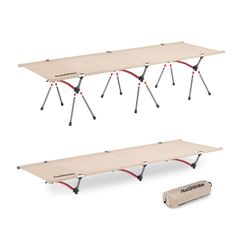 コンパクト キャンプ 軽量 高さ調整可能 アウトドアベッド ハイ/ロー切替可能 2WAY 耐荷重150kg 折りたたみ式 コット 収納バッグ付き Naturehike