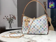 【今日特価】Louis Vuitton x Murakami Carryall ホワイトトリコロール スモール