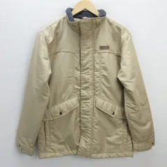 R■ユーエスポロ アソシエーション/U.S.POLO ASSOCIATION 中綿ジャケット 比翼仕立て【M】ベージュ系/MENS/107【中古】■