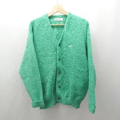 ◇ ⊇ BEVERLY HILLS POLO CLUB 長袖 カーディガン サイズM グリーン系 メンズ E  【1504240029542】