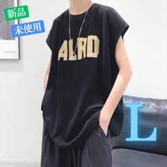 ALRD ノースリーブ Tシャツ オーバーサイズ メンズ 韓国 ストリート 黒