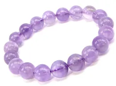 ラベンダーアメジスト ブレスレット 10mm パワーストーン ブレスレット レディース 天然石 数珠 アクセサリー