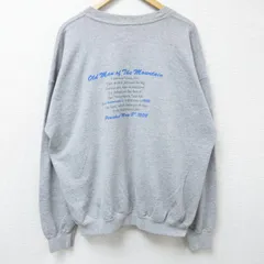 XL/古着 長袖 スウェット メンズ 00s Old Man of The Mountain 大きいサイズ クルーネック グレー 霜降り 24oct17 中古 スエット トレーナのサムネイル