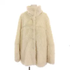 フレイアイディー FRAY I.D 23AW ECOPEL ハイネックファー ミドルジャケット アウター F ホワイト FWFJ235009 /YMのサムネイル