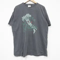 XL/古着 半袖 Tシャツ メンズ NONNA コットン クルーネック 濃グレー 25aug27 中古