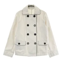 BURBERRY バーバリー  シルク混ジャケット ピーコート  ベージュ系 9 [240101453050] レディース