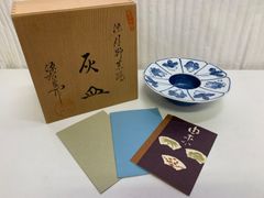 新品 未使用品 辻嘉一 特選和食器揃 用の美 オランダ麦蕎手四方鉢