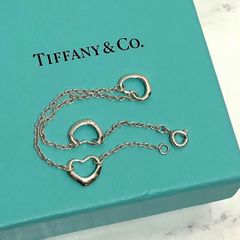 ティファニー フック&アイ シルバー ダブルハートバングル TIFFANY&Co. ティファニー TIFFANY&CO. フック&アイ ダブル