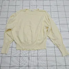 ◇ ⊇ グローバルワーク シンプル系 長袖 スッキレイクルーネックプルオーバー サイズXL イエロー系 レディース E  【1508200024257】