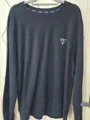 GUESS(ゲス) 黒 パーカー 長袖Tシャツ