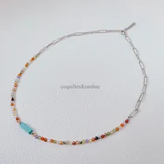 Colorful Cubic zirconia ネックレス