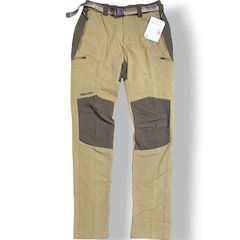 【レディース】定1.7万 新品 Marmot マーモット ベルト付 アスレチック スリム フィット パンツ ベージュ アウトドア