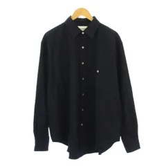 シンゾーン Shinzone WOOL DADDY SHIRT ウールダディシャツ ブラウス 長袖 レギュラーカラー ワンカラー F 紺 ネイビー 24AMSBL06 /BBのサムネイル