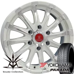 ハイエース】 ハイエース200系 タイヤホイールセット YOKOHAMA PARADA ホワイトレター 225/50R18 車検対応 バン規格適合  18インチ BD12 新品 4本セット - メルカリ