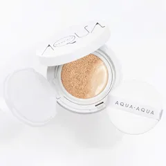 アクア・アクア(AQUA･AQUA) オーガニッククッションコンパクト スペシャルセット ファンデーション ピンクブライト 9.0グラム (x 1) 1
