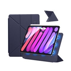 〈数量限定〉SANDUODD iPad mini7 ケース(A17 Pro、2024) iPad mini 第7/6世代 ケース (2024/2021) 8.3インチ ケース 強力マグネット吸着 横置＆縦置 角度調整可能 三角形スタンド 安定感 Pencil