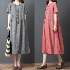 トップス ワンピース シャツワンピース ロング丈 袖あり 半袖 5分袖 ラウンドネック 襟なし ストレート ワイド Aライン 前開き かわいい きれいめ シンプル カジュアル 大人 上品 お洒落 大人可愛い 大人女子 こなれ感 ストライプ 春 夏 10代 20