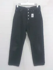 ◇ JOURNAL STANDARD relume ボタンフライ デニム ジーンズ パンツ サイズ145-150 ブラック レディース P  【1208250004994】