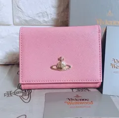 1点再入荷✨️【可愛さ最高❤︎ショッパー付き】新品  ヴィヴィアン・ウエストウッド　三つ折り財布  可愛い  ピンク
