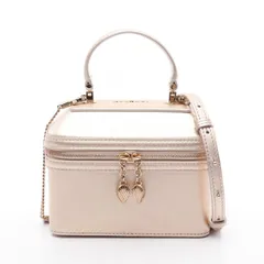 ブルガリ BVLGARI ハンドバッグ セルペンティ ジュエリーボックス ピンクゴールド レザー セルペンティ バニティ 2wayチェーンショルダー レディース Used A