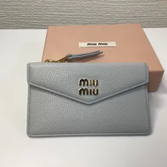 MiuMiu ヴィッテロダイノレザー カードホルダー フラグメント