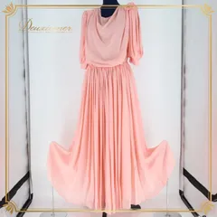 パーティドレス ワンピース ドレス ロングスカート ピンク系 レース フリル くすみピンク 無地 シンプル 発表会 二次会 イベント ダンス 舞台 カジュアル デザイン おしゃれ レディース 結婚式 二次会用 コーディネート