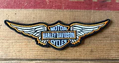 HARLEY DAVIDSON   WING  アイロンワッペン　モーターサイクル　アメカジ