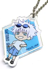 【中古】キーホルダー 五条悟 「呪術廻戦カフェ2024 懐玉・玉折 ミニキャラアクリルキーホルダー」