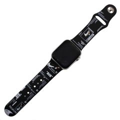 AppleWatch9 45mm アップルウォッチ44mm 49mm シリコン　ブラック　ベルト バンド 44 45 40 49 Apple Watch 4 6 5 SE バンド 44 アップルウォッチベルト 45 49