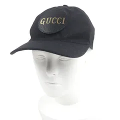 極美品□GUCCI グッチ 576253 GGキャンバス ロゴワッペン ベースボールキャップ 帽子 ブラック M/58cm イタリア製 正規品 メンズ