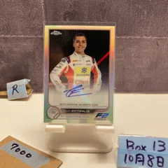 2022 Topps Chrome Formula 1 Enzo Fittipaldi 直筆サインカード F2 Charouz Racing System  Refractor カード