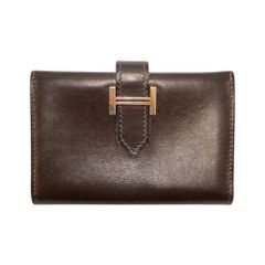【真贋判定済】HERMES エルメス ベアンカードケース □C刻印 テール×S金具 名刺入れ B0419MFQX3