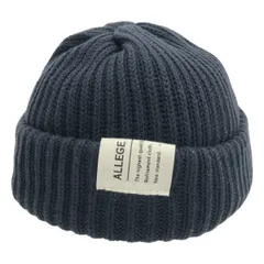 ALLEGE アレッジ Short knit cap ショートニットキャップ ALSTN-AC11 ネイビー F
