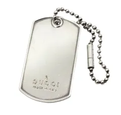 【新品・未使用】 GUCCI ロゴプレート ドッグタグキーホルダー シルバー 2025年最新】gucci ドッグタグの人気アイテム - メルカリ