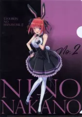 【中古】クリアファイル 中野二乃 クリアファイル バニーガール 「五等分の花嫁∬」 C99グッズ