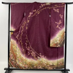 振袖 豪華 桐屋 翠山工房 金通し 絞り 金彩 紋意匠 身丈170cm 振袖 豪華 桐屋 翠山工房 金通し 金彩 絞り加工 辻が花 身丈