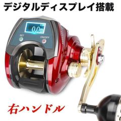 ベイトリールカウンター付き イカメタル タイラバ タチウオ LED 防水