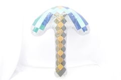 r-579☆ほぼ新☆MINECRAFT スーパービッグサイズエアーウェポン　ツルハシ