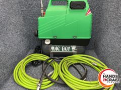 ★明治　エアーコンプレッサー　MAC BOY　オイルフリー　100V 60Hz　中古品　※差し込み口小さい　説明文要確認　