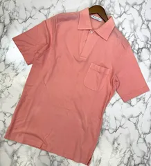 エンツォ様専用ページ ロロピアーナ Loro Piana コットン ポロシャツ 半袖 ピンク 紫/パープル   PAWNSHOPRiZ  パウンショップリズのサムネイル
