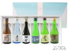 日本酒 要冷蔵 飲み比べ 300ml × 6本セット  ( 蓬莱泉 + 久保田 + 獺祭 + 黒龍 + 奥播磨 + 醴泉 ) 【 8252 】 【 日本酒 】【 要冷蔵 】のサムネイル