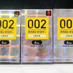 オカモトゼロツー Lサイズ 0.02コンドーム 6個入×3箱
