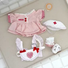20cm30cm ぬいぐるみ服 着せ替え メイド ドレス ナース服 激かわ ぬい活 推し活 推しぬい 綿人形 棉花娃娃 ちびぬい服 ちびぐるみ コットンドール cotton doll-B2413