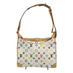ルイヴィトン LOUIS VUITTON ハンドバッグ ブローニュ ショルダーバッグ M92660 モノグラムマルチカラー ホワイト レディース